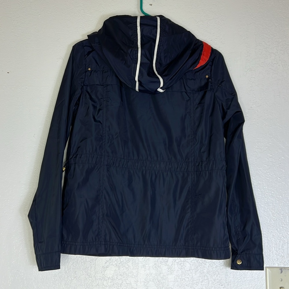 Zara Basic Summer Athletic Jacket Blue With Detac… - image 2